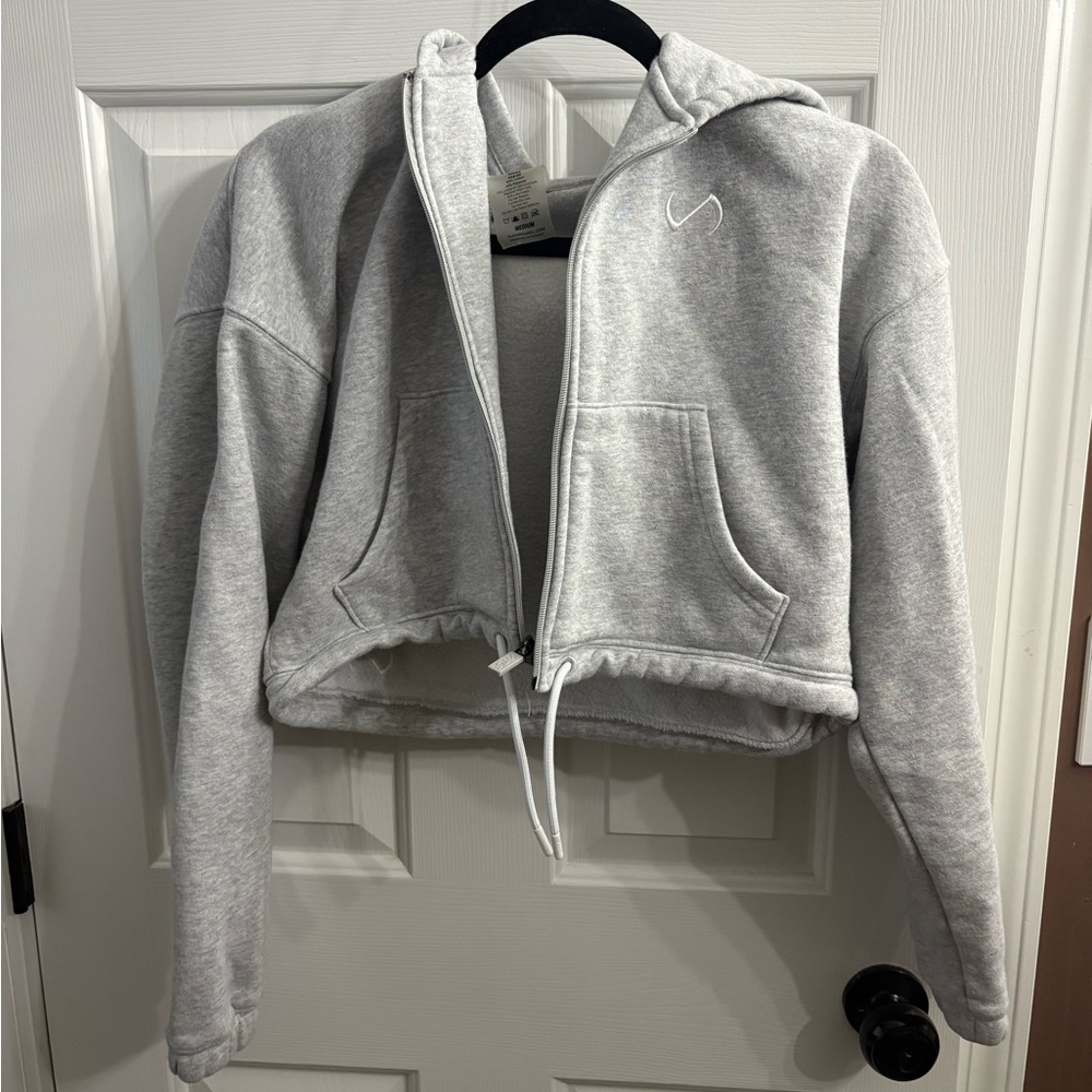 TLF Gray Zip-Up Hoodie